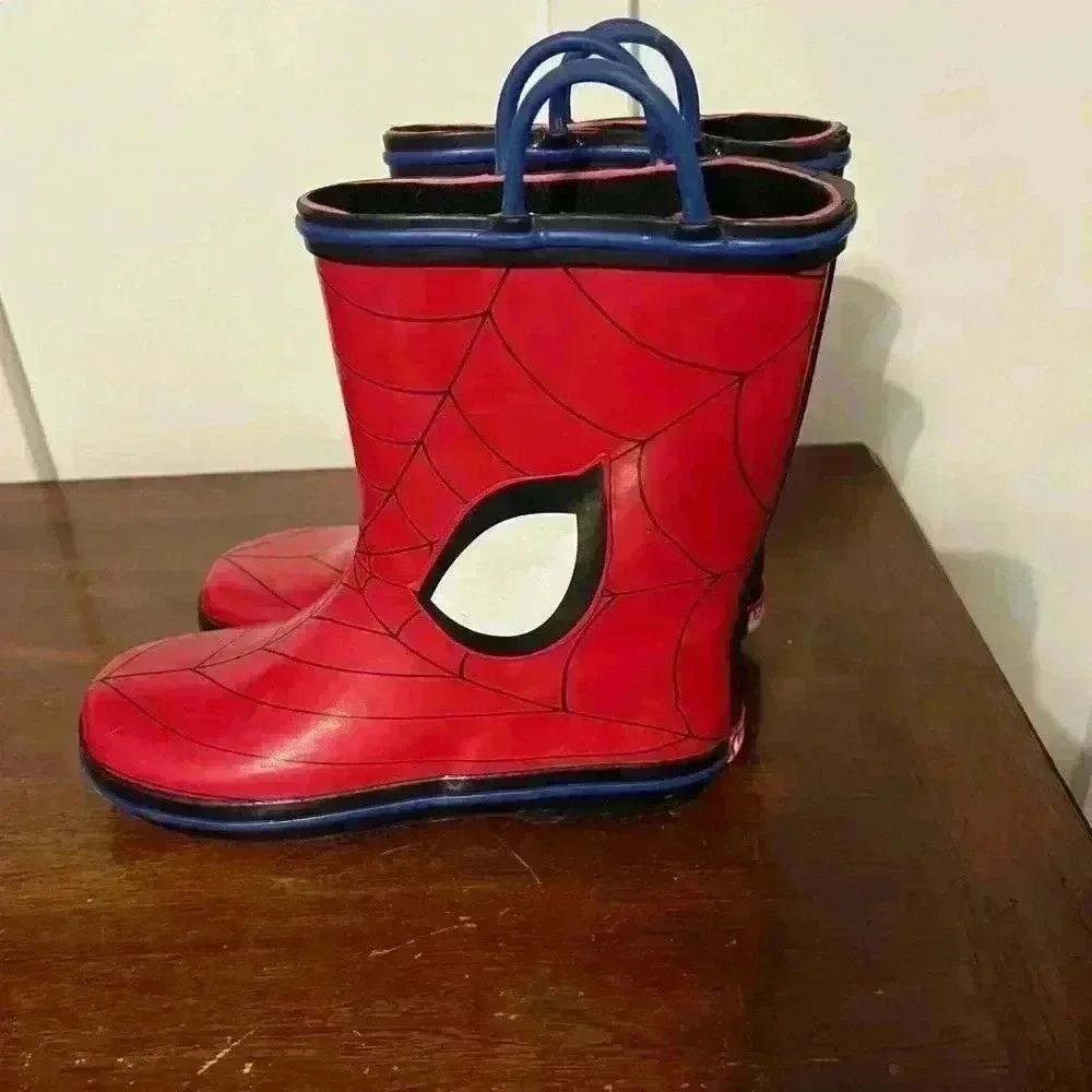 Marvel Spiderman rain boots size 2-3